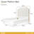 Palm Gate Eastern Upholstered Bed - Cloud White-106063978