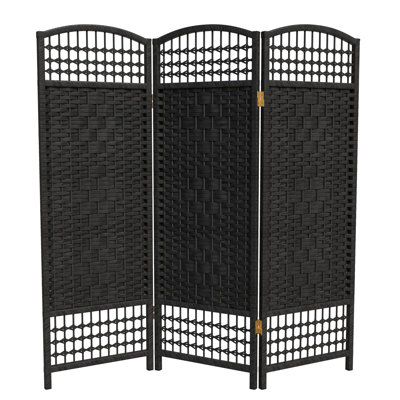 Adelah 4 Ft. Short Folding Screen by Winston Porter