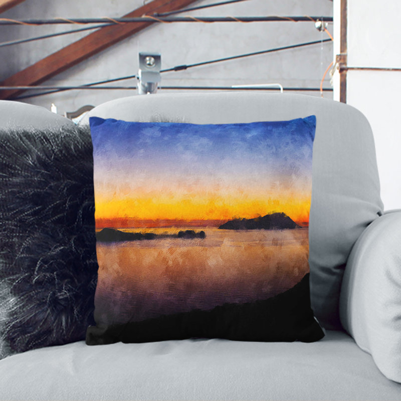 Square Throw Cushion, 55cm H x 55cm W x 20cm D