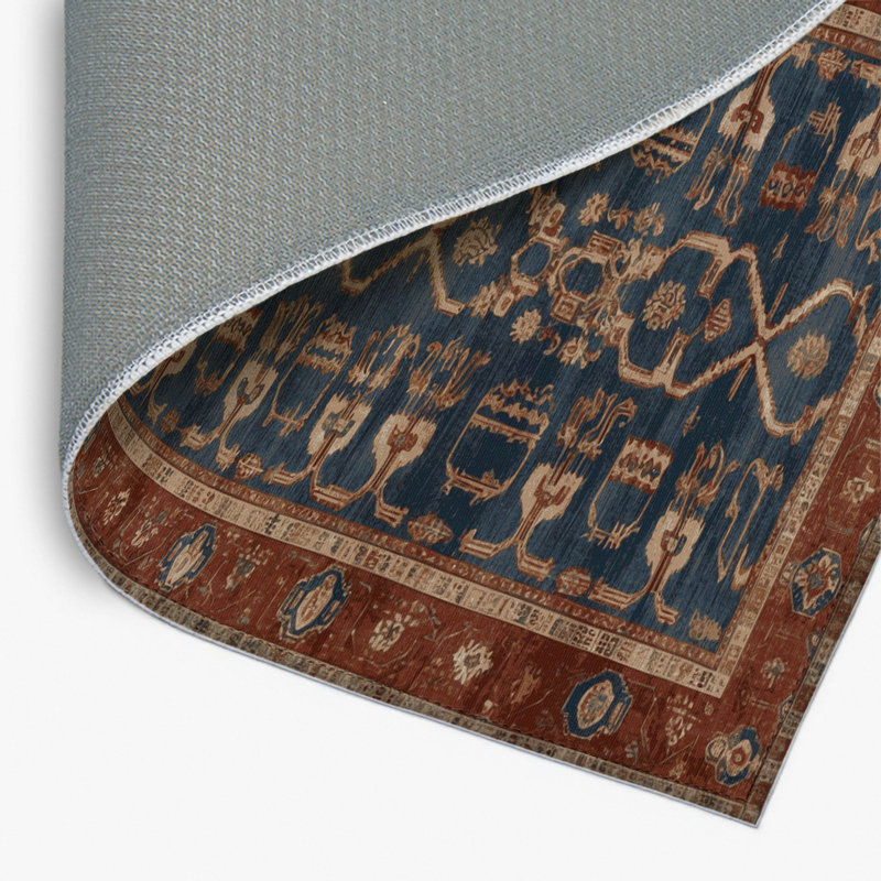 Tapis turc intérieur et extérieur brun, Rectangulaire 2 pi x 3 pi