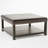 Dark Brown Coffee Table With Storage Capacity, Birch Wood Base, 36.3" Depth X 33.37" Width 18.51" Height In Brown, Frame Cushion,
