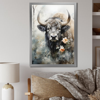 Art balkanique asiatique Buffalo Bison Sumi I