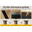 Extendable Dining Table, 140*80*75cm, MDF, 1 Piece, Black, Adjustable Size, Space-Saving