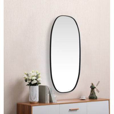 Bertin Metal Oval Wall Mirror