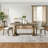 7-PCS Mid-Century Extendable Wooden Dining Table Set For 6 Persons-1708655028-1708655031
