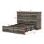 Murphy Bed Cabinet With Charging Station, Multi-Functional Foldable Platform Bed With  Large Storage Drawer-1675517592