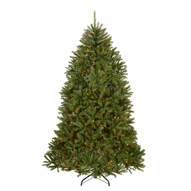 7ft. Alpine Crest Fir Christmas Tree with Multicolor Lights, 7' H