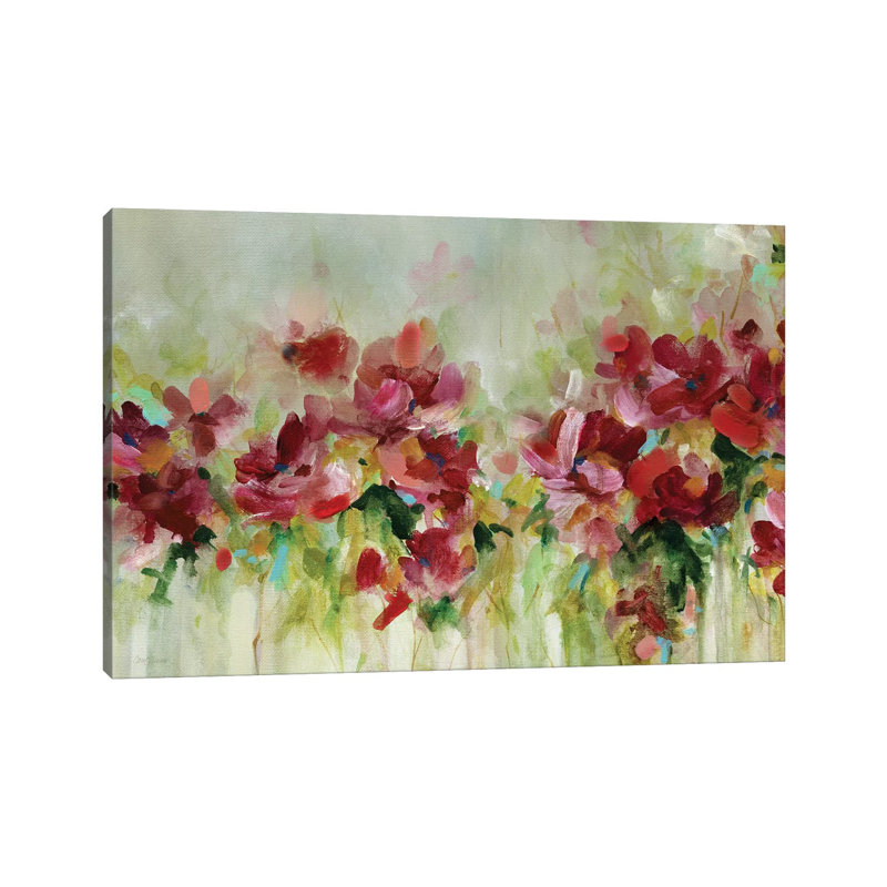 Playful Garden by Carol Robinson - Painting on Canvas, 101.6 cm H x 66.04 cm W x 1.91 cm D, Wrapped Canvas