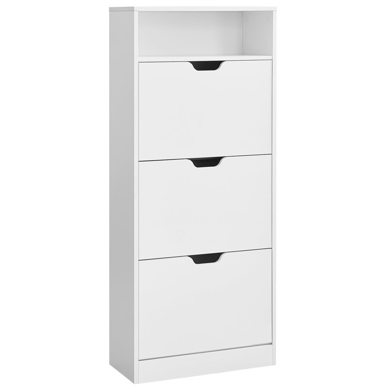 Armoire de rangement pour chaussures 3 tiroirs 18 paires Harraj