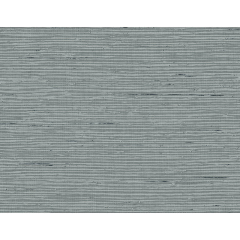 Papier peint en vinyle gaufré Ivy Bronx Designs, Bleu fumé