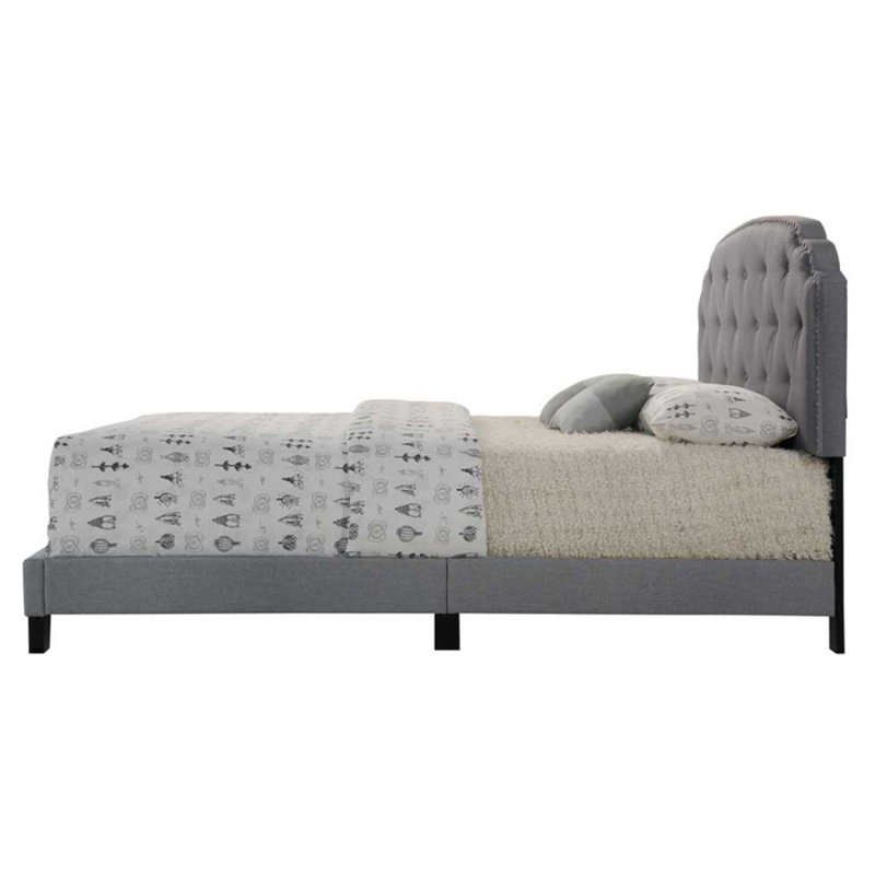 Structure de lit avec tête de lit Upholstedred