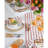 Capri Ticking Stripe - 100% Pure Linen Tablecloth-877432830-877432704