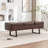 Charice Faux Leather Upholstered Storage Bench-1080434872
