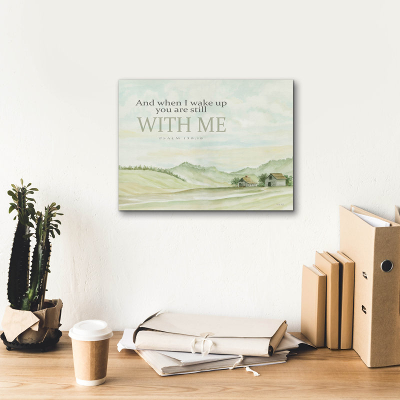  «With Me» par Cindy Jacobs, art mural sur toile, 16 po x 12 po, H 12 po x l 16 po