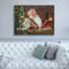 «Santa faisant une liste» par David Lindsley, art mural sur toile-546694539