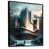 Black Floater Framed