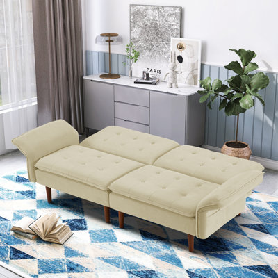 Zenger 87.79'' Upholstered Convertible Sofa