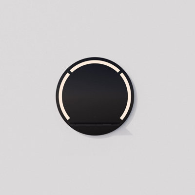 SKYLIGHT 36" DIA LED MIRROR - BK