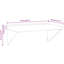 Annakate Stainless Steel Bracket Shelf-353560136