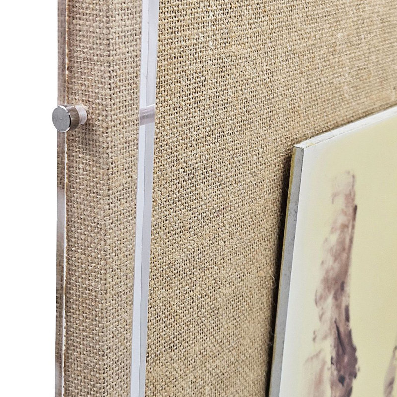 Art mural avec cadre en bois