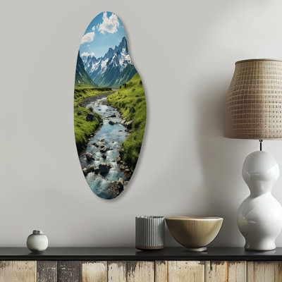 Cossette - Alaska Curved Shape Assymterical Metal, art mural
