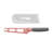 Leo 5" Stainless Steel Cheese Knife, Pink