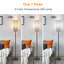 Lampe sur pied à DEL moderne gris - température de couleur réglable, design minimaliste-2070567246