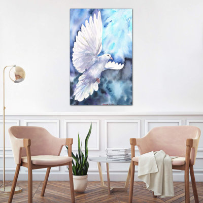 White Dove by George Dyachenko - Wrapped Canvas Painting