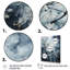 Lucson " White Blue Tree Whispering Leaves "-1122240118-1122240113