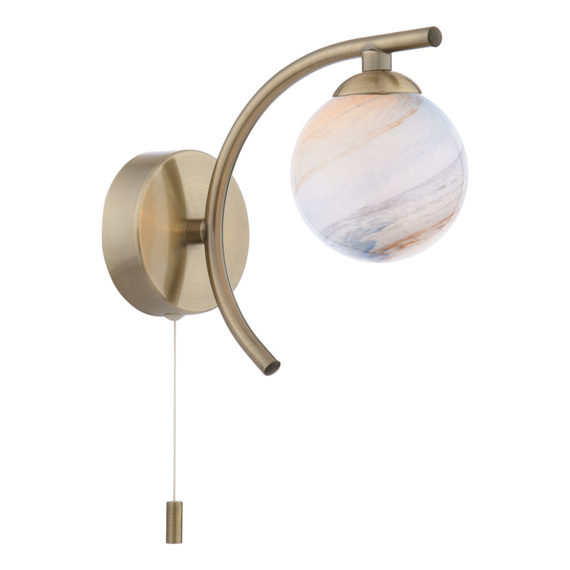 Wall Light, Antique Brass