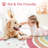 Rainbow Polka Dot Kids Area Rug - Washable, Non-slip, Soft Cushioned Carpet For Nursery, Bedroom, Classroom, 3x5 Feet