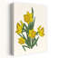 Art floral de jonquilles abstraites-369004197