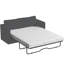 Coussin de matelas en mousse viscoélastique imprégnée de gel (taille simple, 4 pouces)-95221555-95221552