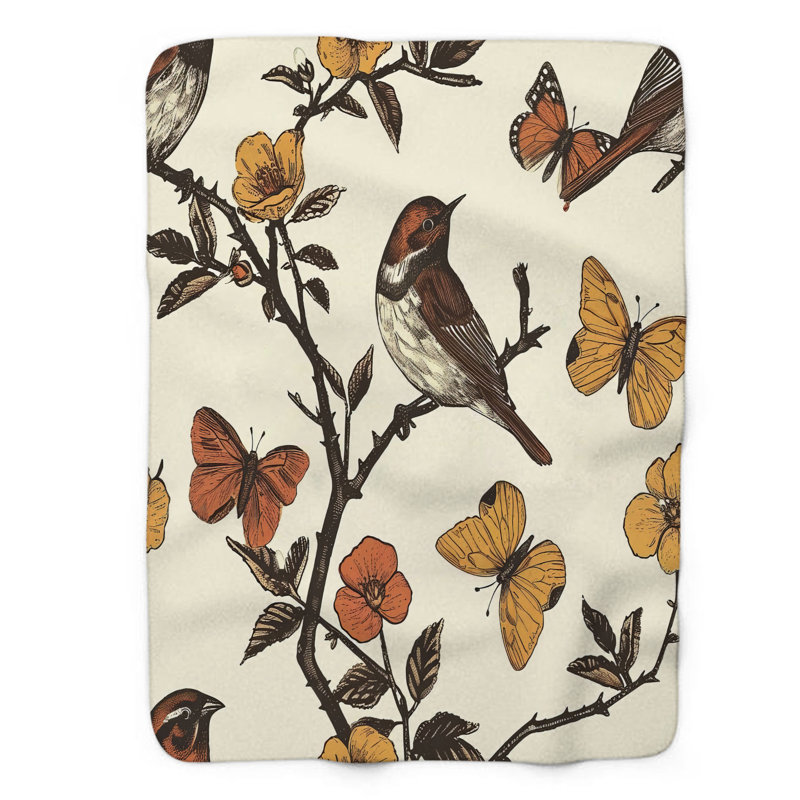 Vintage Flight Companions - jeté en sherpa de qualité supérieure 1 pièce, 50 po x 60 po