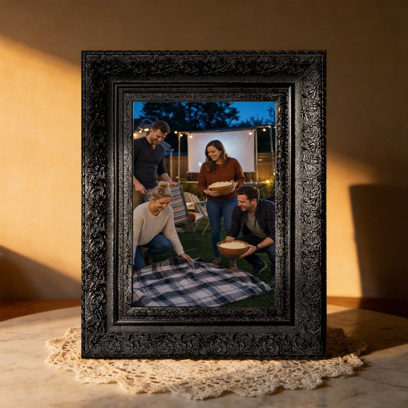 Cadre 3 photos noir classique moderne pour photos et cadeaux de 11 po x 14 po, Black, 3, 11" W x 14" H