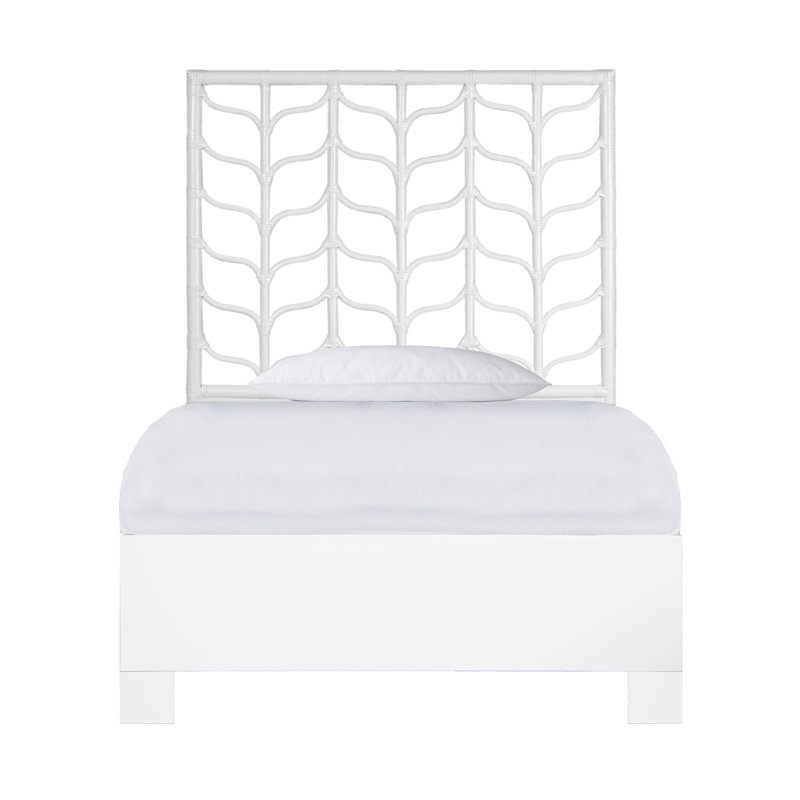 Ivy Bed, Extra-Long Twin, White