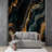 Black Luxury Abstract Wall Mural-1911982067