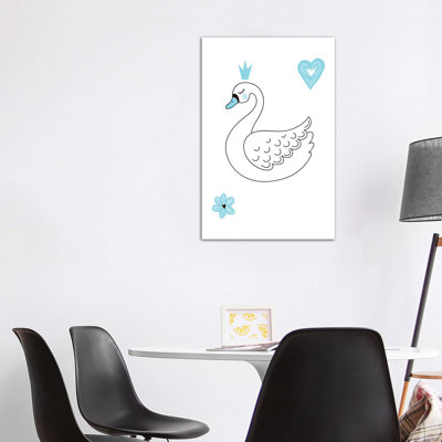 Little Ballerina Swan - impression d'art graphique