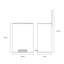 Galvanised Steel Step On Kitchen Trash Can - 13.21L