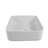 14" White Solid Surface Square Vessel Bathroom Sink