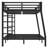 Metal Bunk Bed for Adults and Teens, Space-Saving Design with Noise-Reducing Frame, No Box Spring Required-534127328