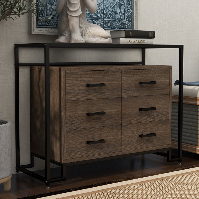 Commode d'appoint Truesdale, Noir