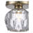 Quaseem Glass LED Semi Flush Mount-1333209301