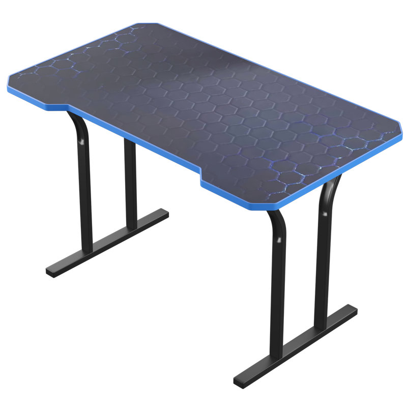 Bureau de jeu, Bleu et noir