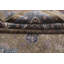 Tapis vert floral traditionnel 6 x 9