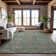 Premium Machine Washable Krause AMF1137 Global Rug