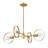 Alexandro 4 - Light Dimmable Sputnik Modern Linear Chandelier-63452543