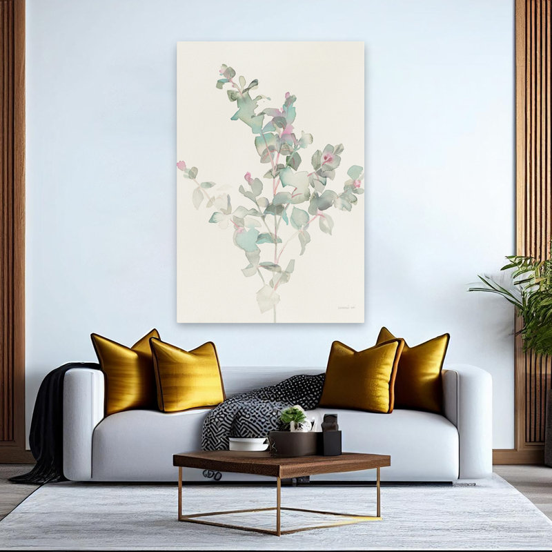 Branches And Eucalyptus Eucalyptus II Art, 60" H x 40" W