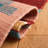 Suresnes Flat Weave Wool/Cotton Southwestern Rug in Light Pink/Blue-1606507084