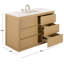 Meuble-lavabo simple 48 po Clairebeth-118474301